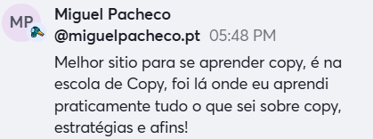 Testemunho Miguel Pacheco